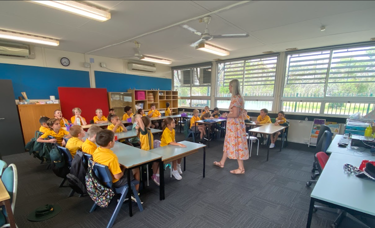 Graphic of a classroom lesson